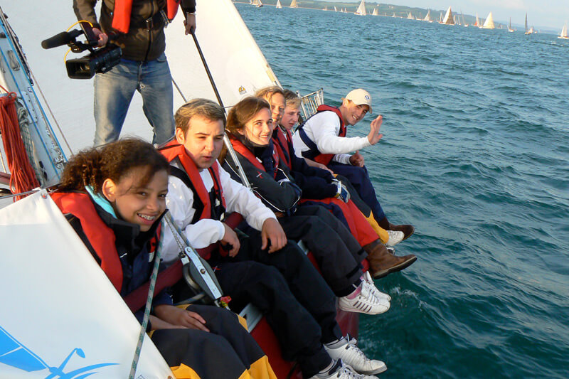 Trainees of the Sail On Board program