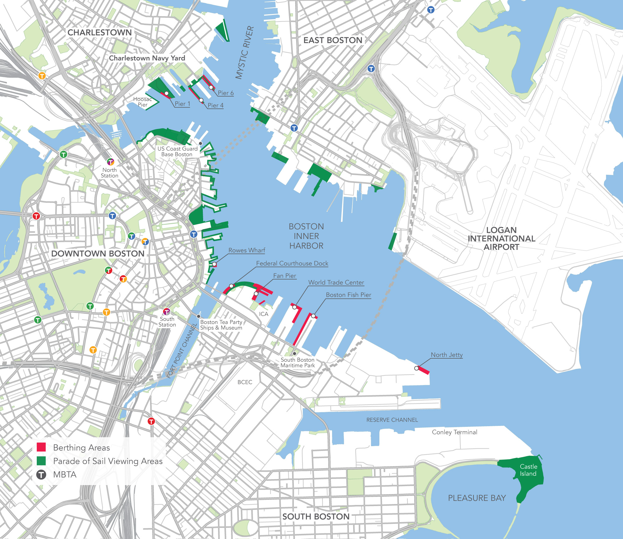 map of boston harbor Inner Harbor Map Sail Boston map of boston harbor